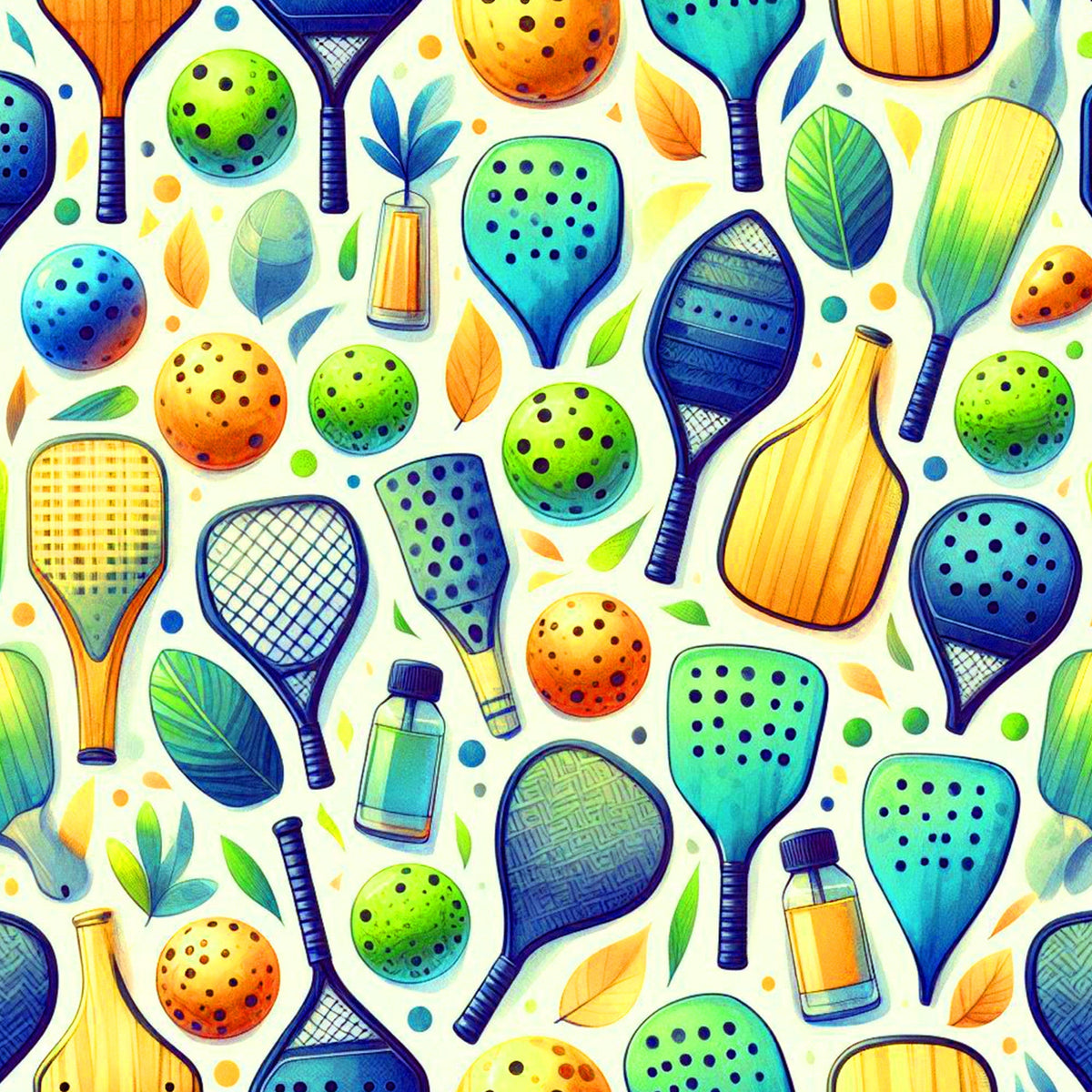 Paddle Party Pattern 9 Minky Fabric