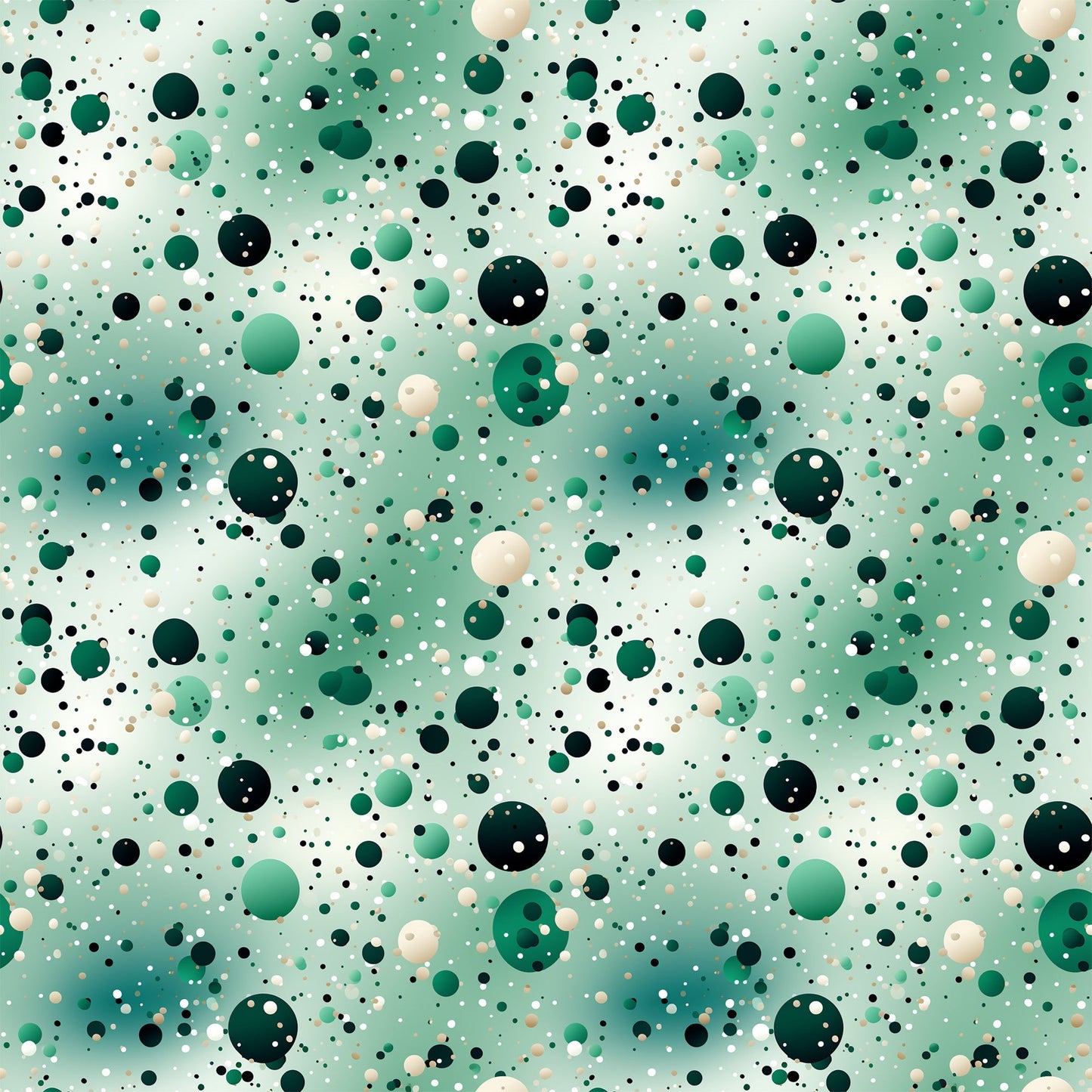Green Confetti Pattern 5 Quilting Cotton Fabric