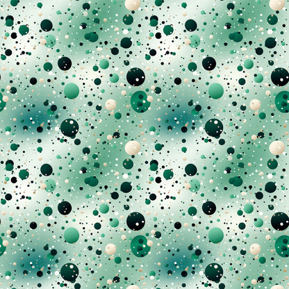 Green Confetti Pattern 5 Quilting Cotton Fabric