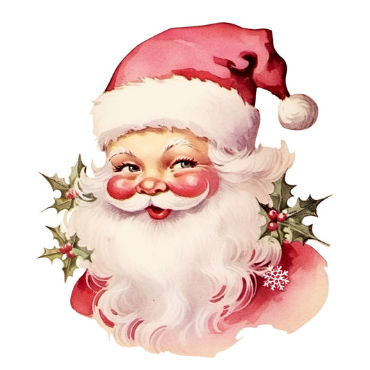 Retro Santa Claus Fabric Panel 7
