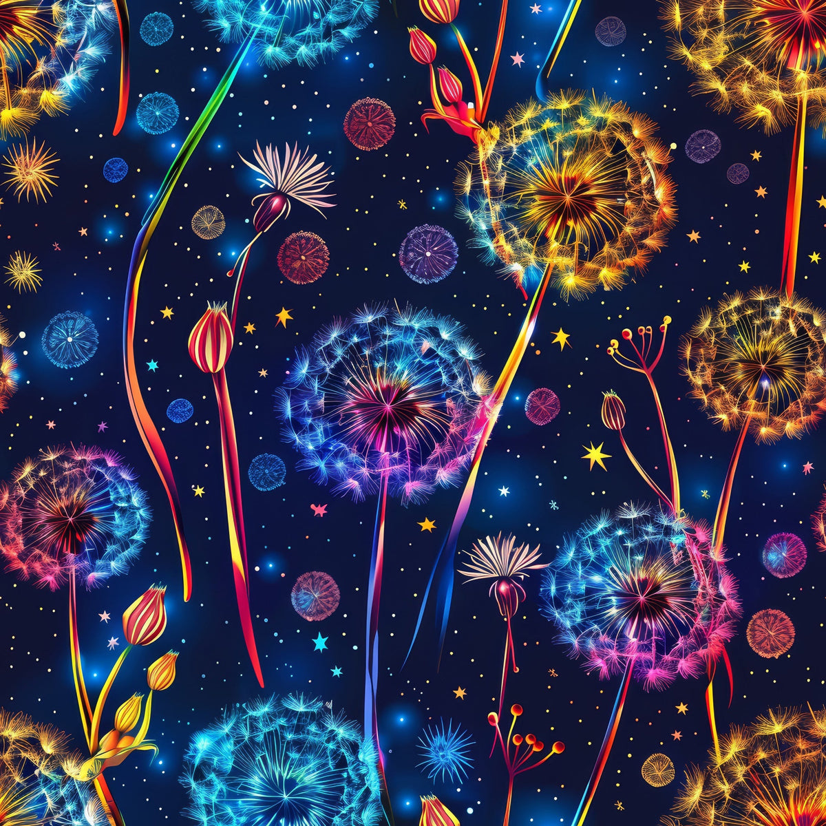 Starlit Wishes Pattern 4 Minky Fabric