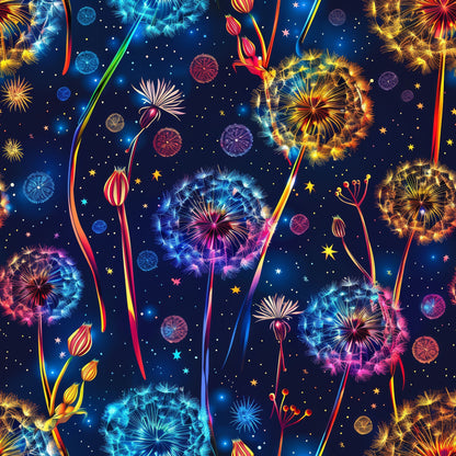 Starlit Wishes Pattern 4 Minky Fabric