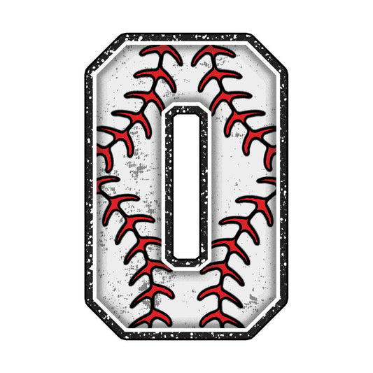 Baseball Alphabet Fabric Panel 25