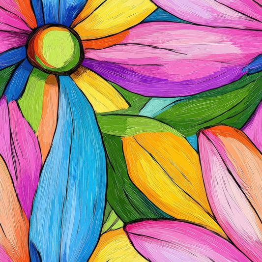 Petal Prism Pattern 6 Quilting Cotton Fabric