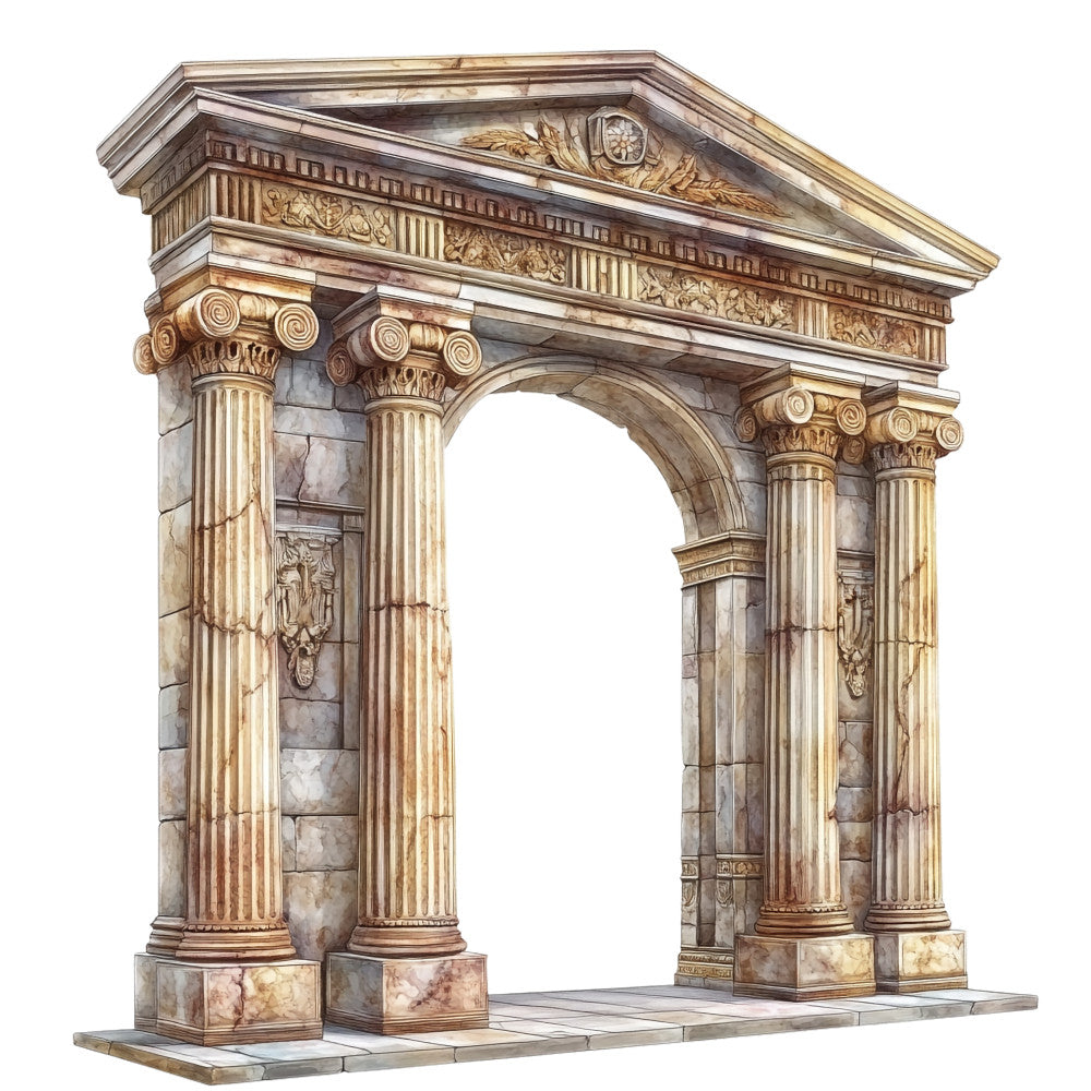 Ancient Greece Fabric Panel 39