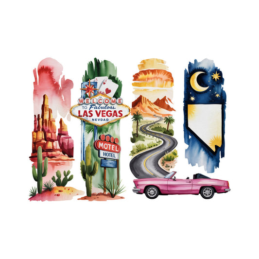 Brushstroke State Fabric Panel 8