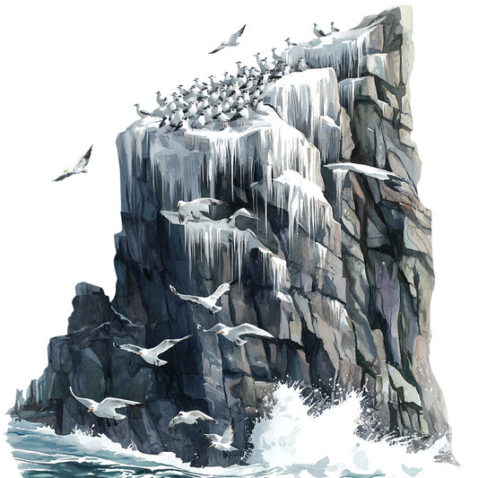 Greenland Landscape Fabric Panel 18