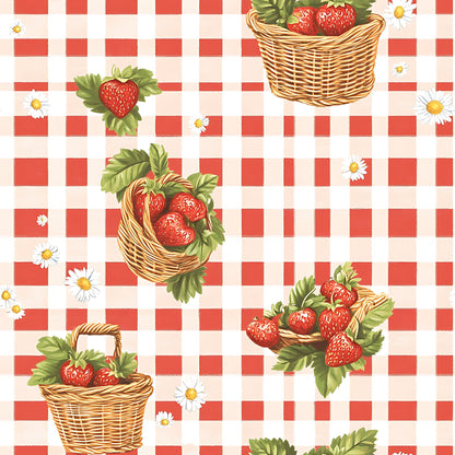 Berry Basket Charm Pattern 5 Minky Fabric