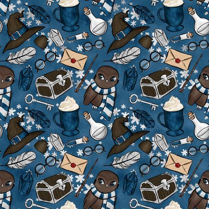 Wizard Magic School Pattern 39 Quilting Cotton Fabric