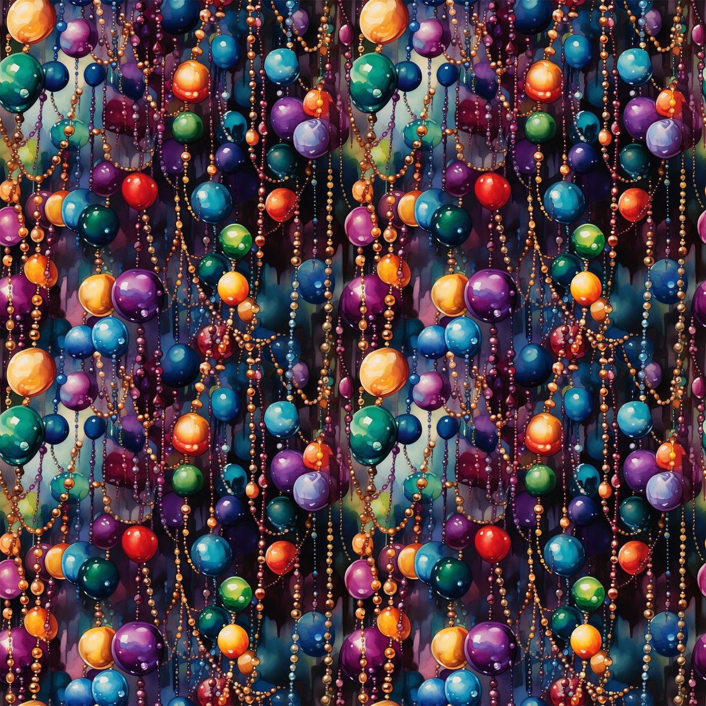French Quarter Mardi Gras Pattern 5 Quilting Cotton Fabric