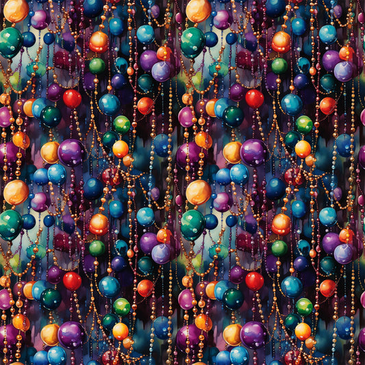 French Quarter Mardi Gras Pattern 5 Quilting Cotton Fabric
