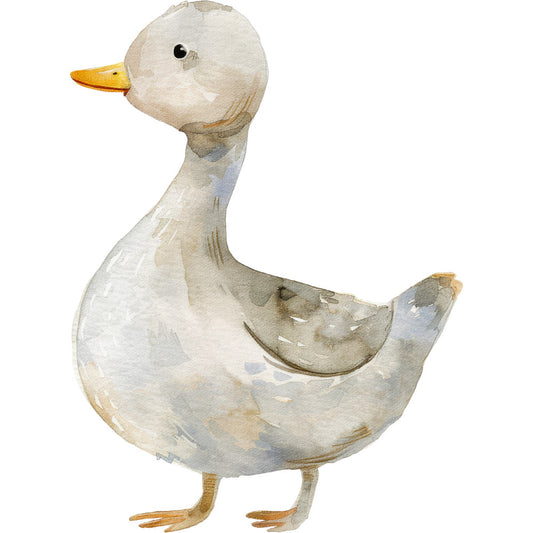 Watercolor Farm Fabric Panel 43