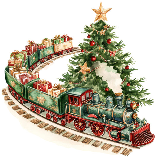 Rustic Christmas Fabric Panel 39