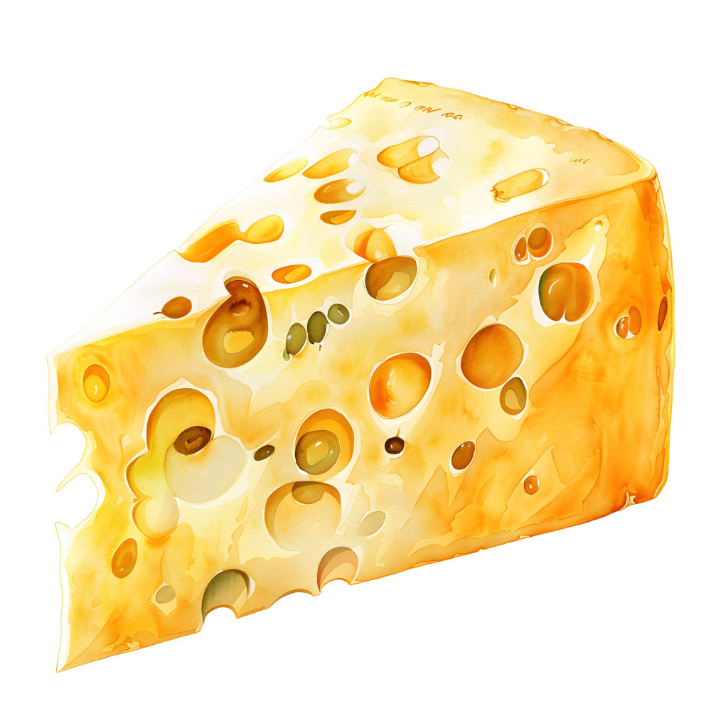 cheese yellow, golden yellow, butter yellow, cream, pale yellow, orange yellow, holes pattern, swiss cheese, food theme, cheese motif, realistic food, kitchen, farmhouse, whimsical, playful, cute, novelty, food print, dairy theme, conversation print, children's fabric, kid's quilt, home decor, table runner, apron fabric, culinary theme, cottage core, illustrated, food art