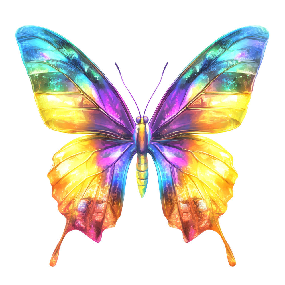 Vibrant Butterflies Fabric Panel 8