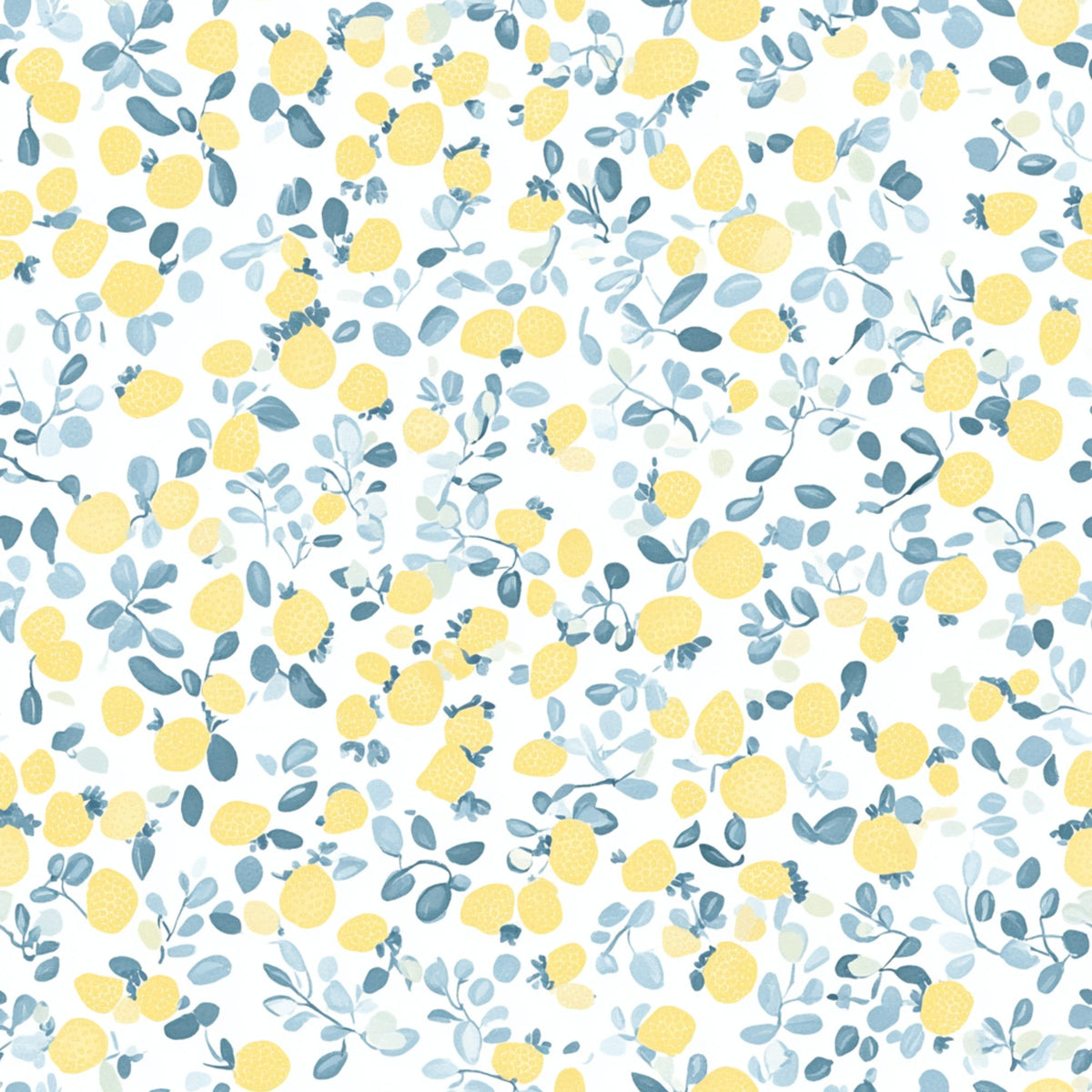 Limoncello Blossoms Pattern 3 Minky Fabric