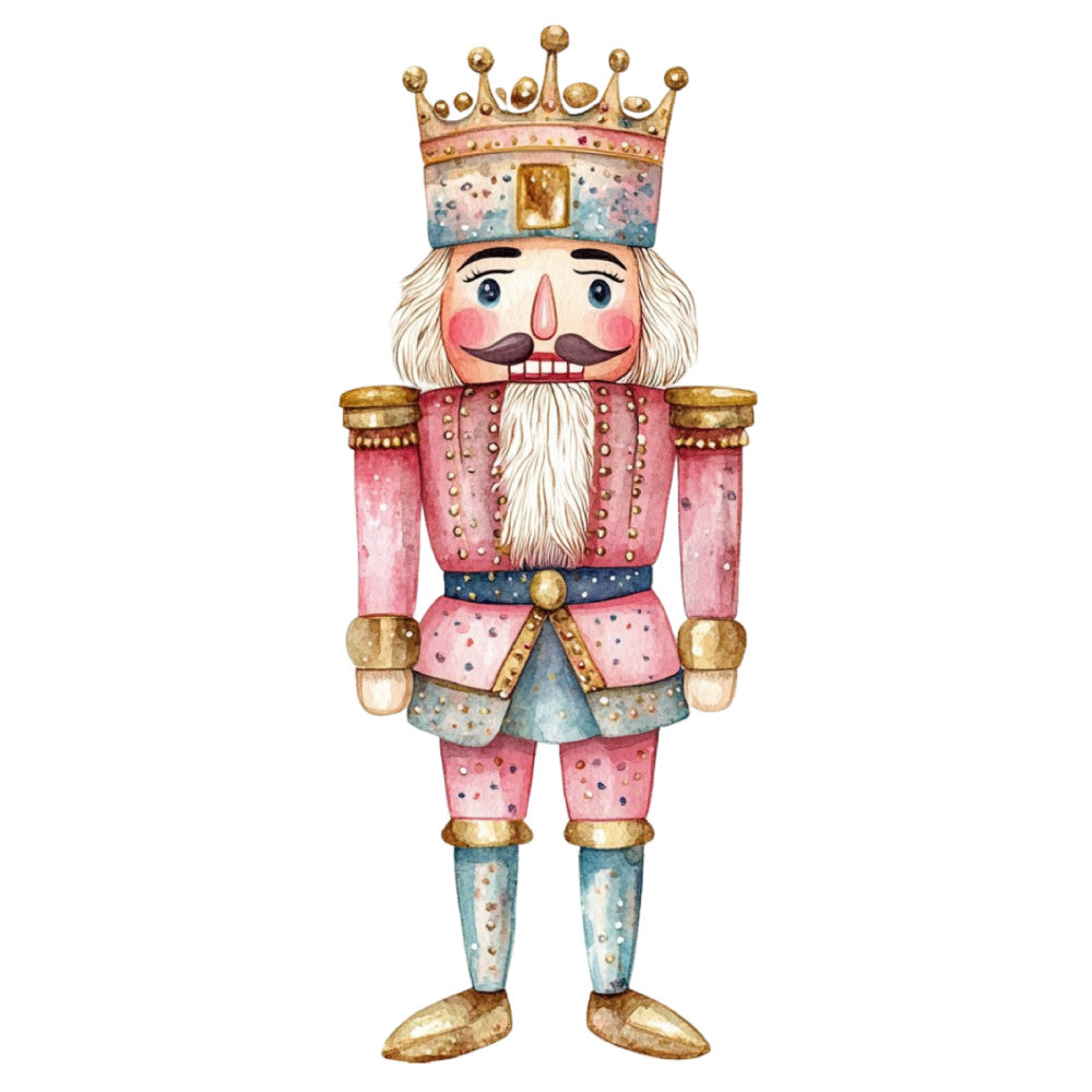 Classic Christmas Nutcrackers Fabric Panel 4