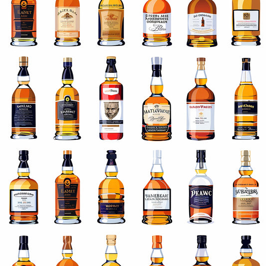 Scottish Whiskey Pattern 9 Quilting Cotton Fabric