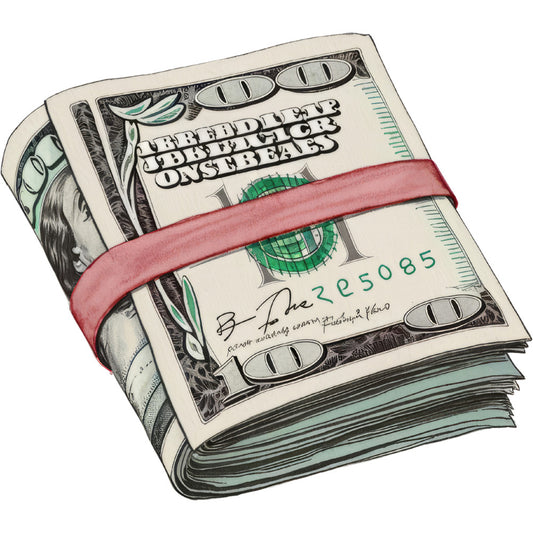 Watercolor Casino Fabric Panel 45