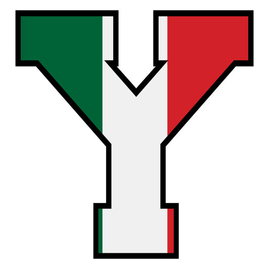 mexican flag colors, red white green, letter y, alphabet letter, patriotic design, national colors, geometric shapes, fabric panel, quilting cotton, educational fabric, children's learning, block letters, tricolor pattern, craft material, sewing supplies, mexican themed, country colors, applique design, cotton fabric, decorative panel