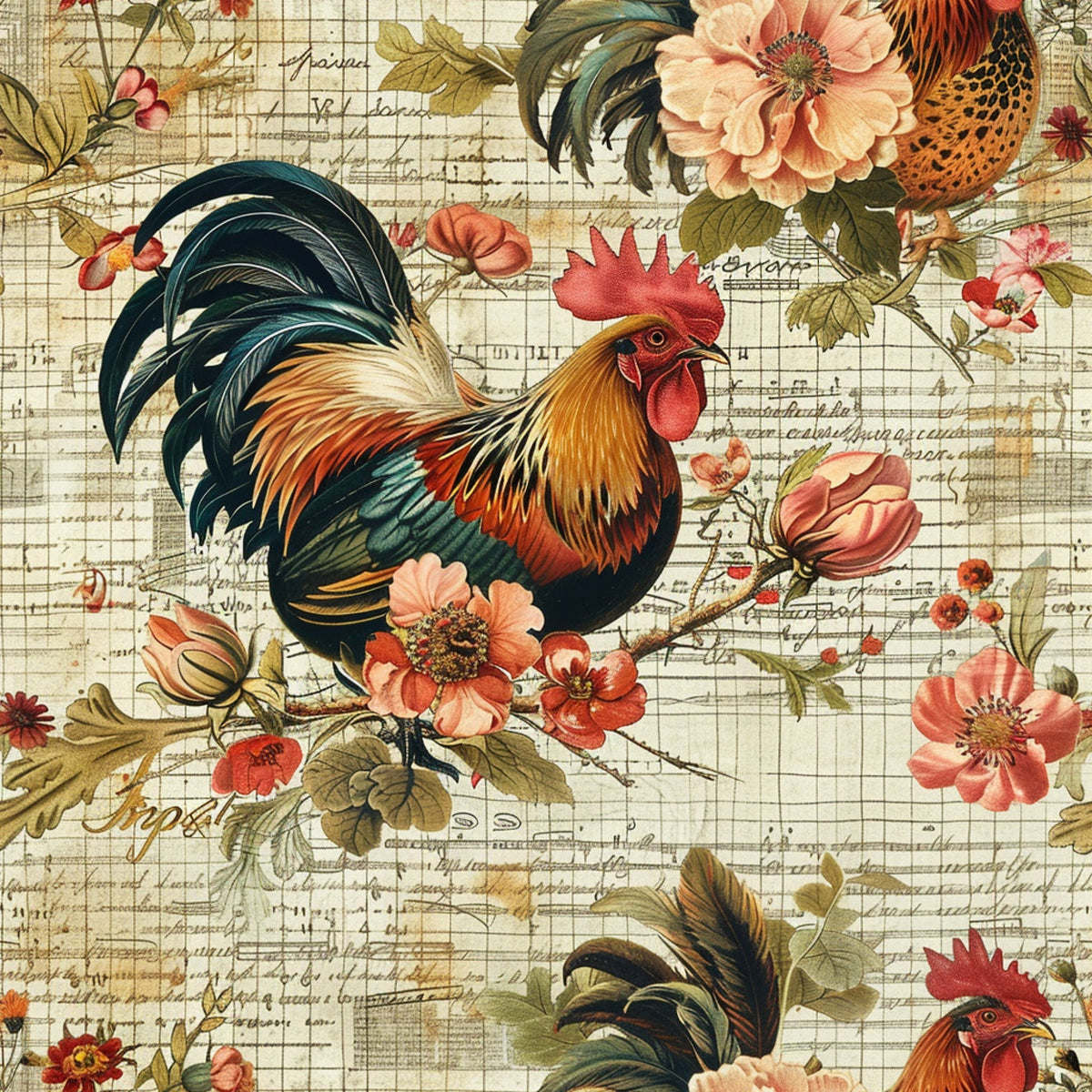 Homestead Ledger Pattern 48 Minky Fabric