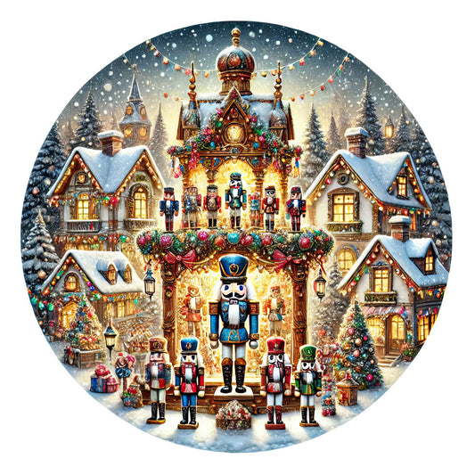 Christmas Villages Fabric Panel 25