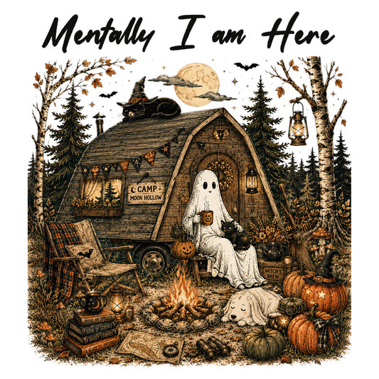 autumn, halloween, fall, spooky, ghost, witch, moon, pumpkin, campfire, forest, trees, camping, cozy, witchy, cream, black, gold, burnt orange, rust, brown, nature, celestial, stars, lantern, vintage, whimsical, rustic, gothic, seasonal, october