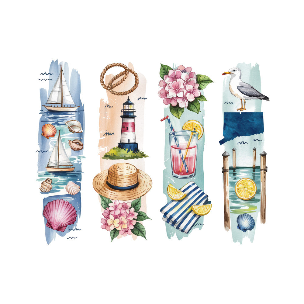 Brushstroke State Fabric Panel 44