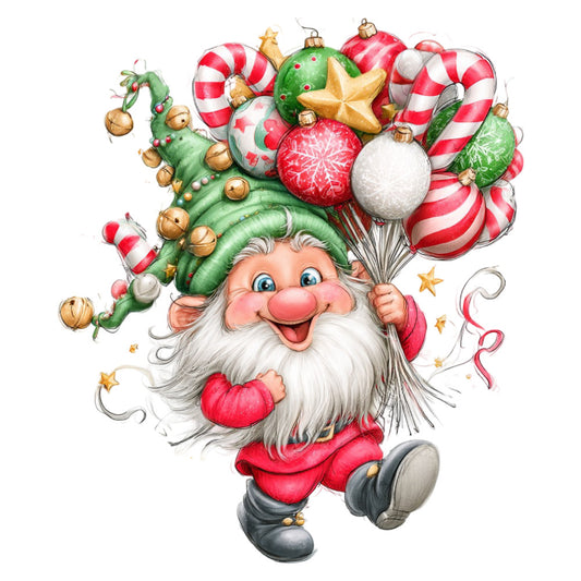 santa claus, christmas, holiday, whimsical, festive, candy canes, striped, red and white, green, gold, jolly, vintage christmas, retro, decorative, joy, celebration, red, cream, white, peppermint, ornaments, stars, bells, magical, cheerful, traditional christmas, nostalgic, winter, festive decorations
