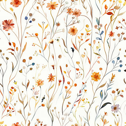Whispering Stems Pattern 9 Minky Fabric