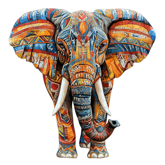 Watercolor Africa Fabric Panel 43