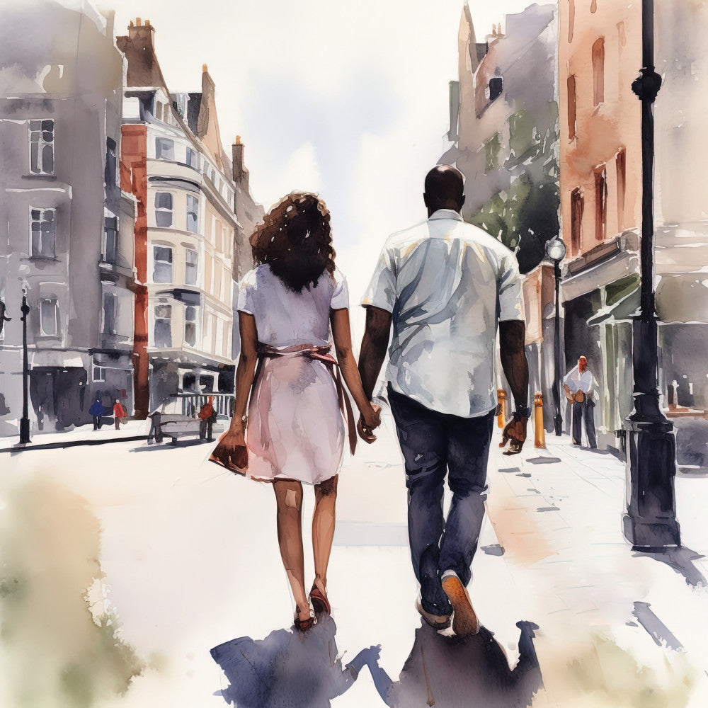 London In Summer Fabric Panel 9