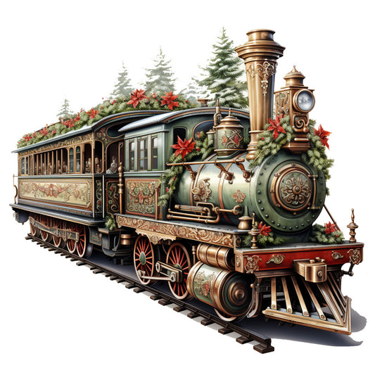 Elegant Christmas Fabric Panel 25