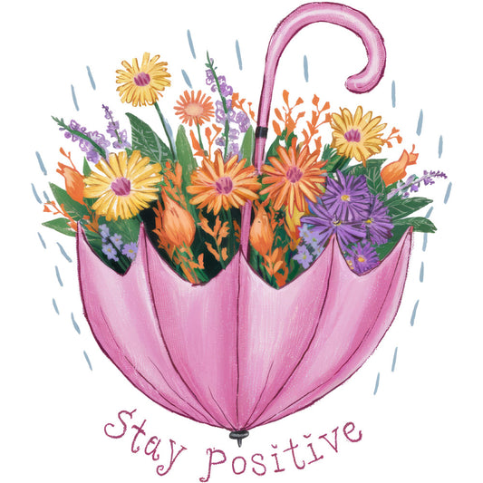 Positivity Quote Fabric Panel 6