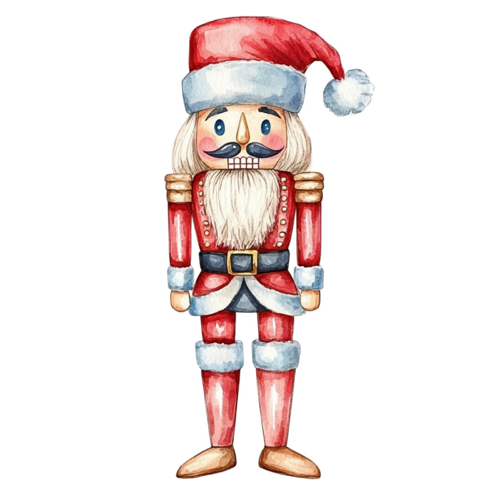 Classic Christmas Nutcrackers Fabric Panel 13