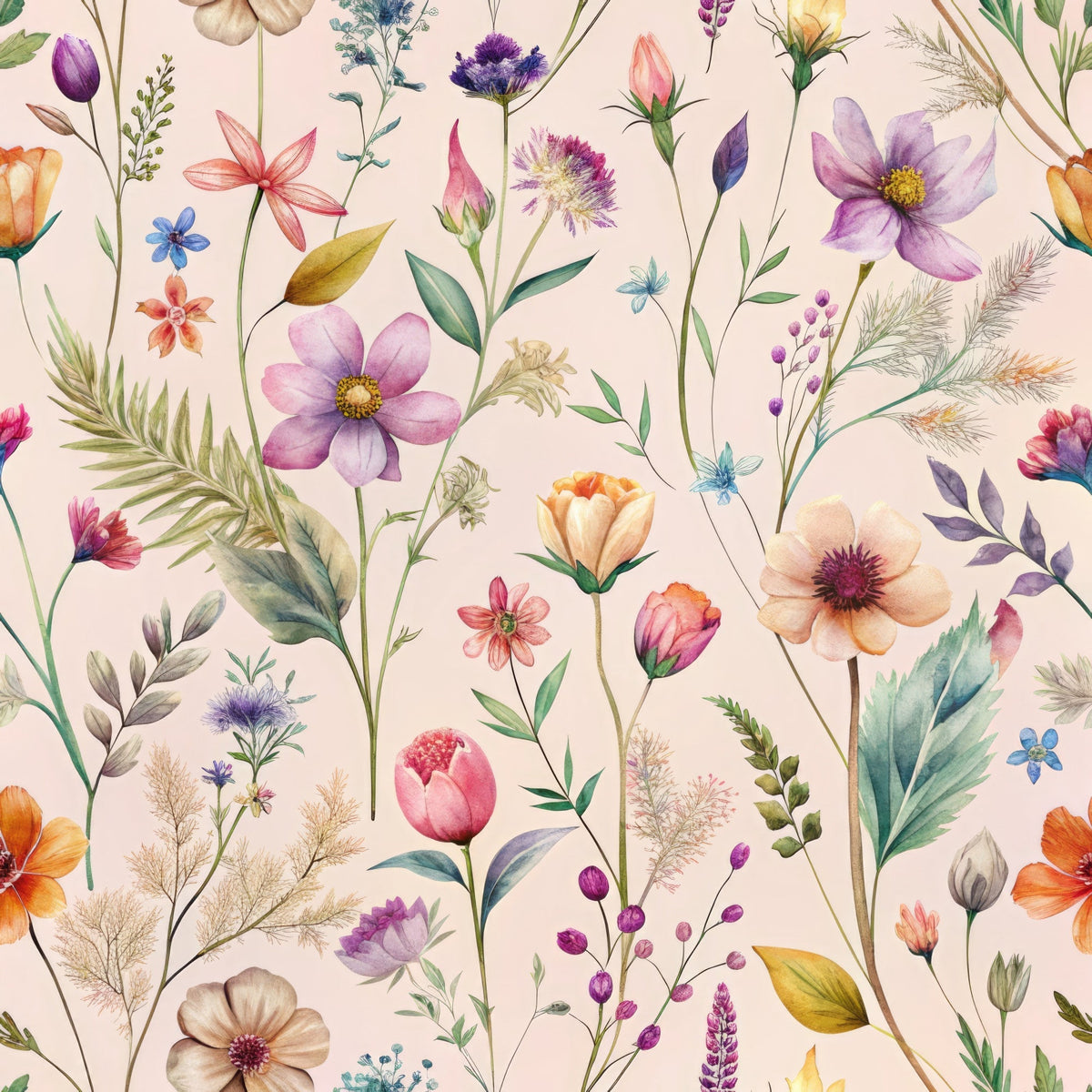 Petal Reverie Pattern 4 Minky Fabric