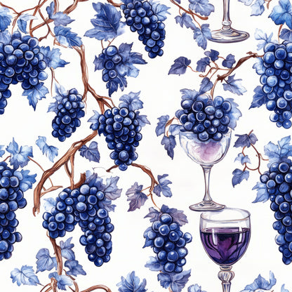 The Vineyard Pattern 12 Quilting Cotton Fabric