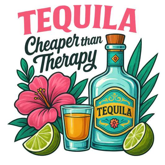 bright pink, teal, lime green, orange, tropical flowers, hibiscus, tequila bottle, shot glass, lime wedges, palm leaves, fabric panel, quilting cotton, mexican theme, cocktail motif, summer vibes, tropical design, beverage illustration, colorful graphics, bar theme, party decor