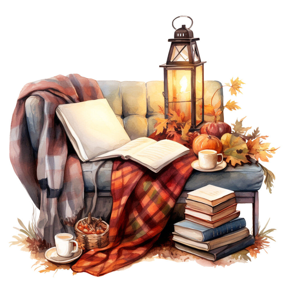 Cozy Autumn Fabric Panel 35