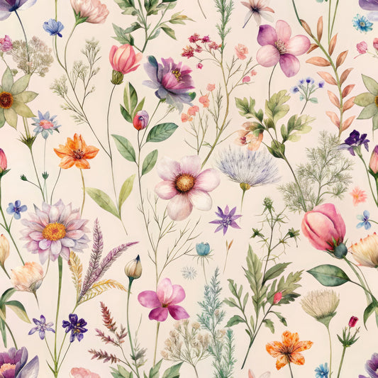 Whispering Wildflowers Pattern 10 Quilting Cotton Fabric
