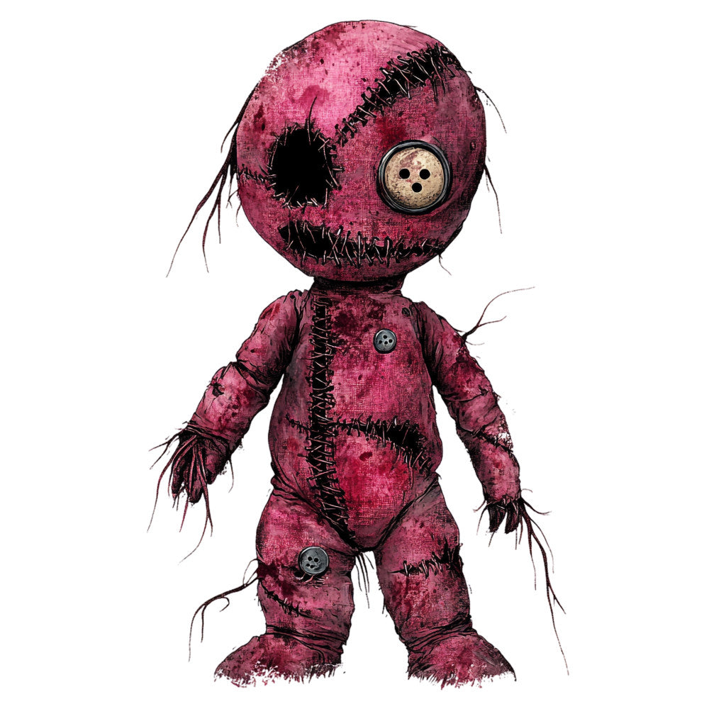 Colorful Voodoo Dolls Fabric Panel 16