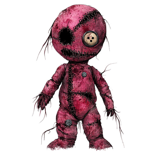 Colorful Voodoo Dolls Fabric Panel 16