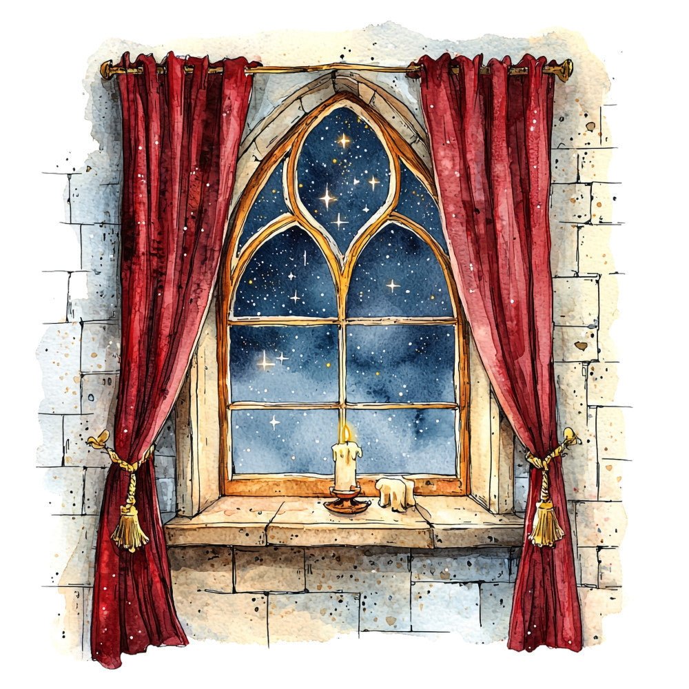 Wizard School Fabric Panel 6