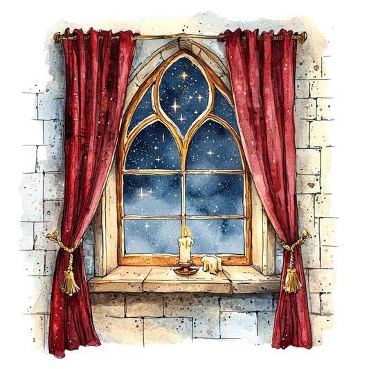 Wizard School Fabric Panel 6