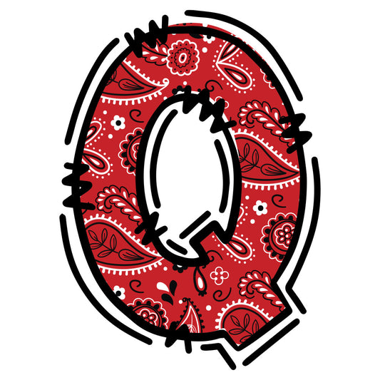 Cowboy Alphabet Fabric Panel 18