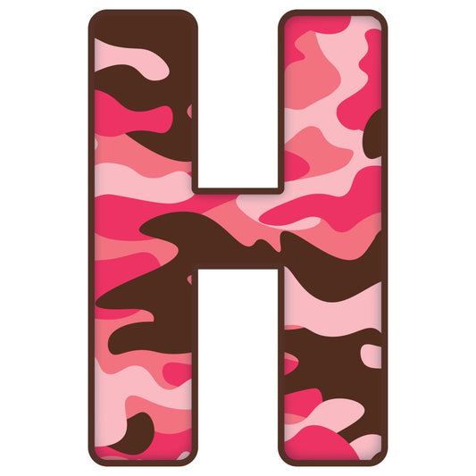 hot pink, deep pink, light pink, pale pink, chocolate brown, dark brown, camouflage, camo pattern, abstract, modern, contemporary, geometric, wavy, undulating, organic shapes, bold, vibrant, playful, whimsical, youth style, trendy, layered, dimensional, color blocking, fashion forward, statement print, artistic, creative, eye-catching