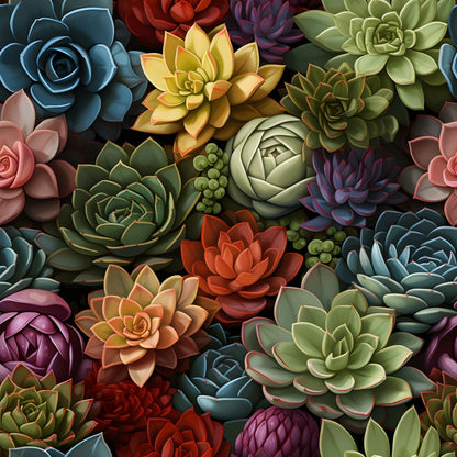 Rosette Garden Pattern 2 Minky Fabric