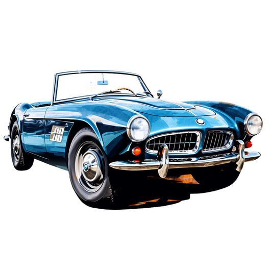 Vintage Cars Fabric Panel 11