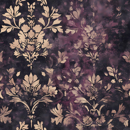 Midnight Harvest Garden Pattern 8 Minky Fabric