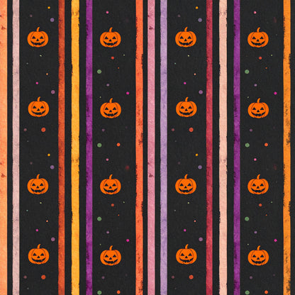 Pumpkin Moon Parade Pattern 12 Minky Fabric